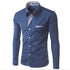 Men's Simple Long Sleeve Shirt
